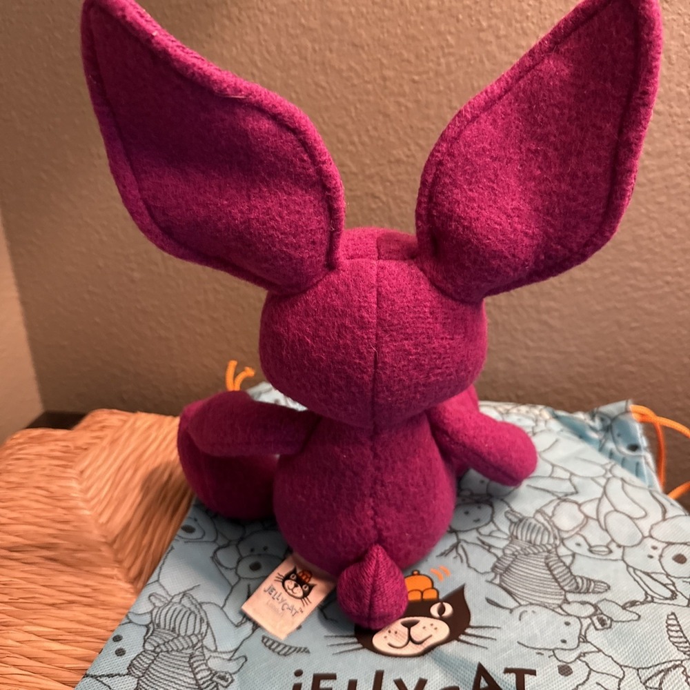 Jellycat Purple Vivi Bunny Plush - Rare & Retired Collection with Jellycat bag - Picture 5 of 13